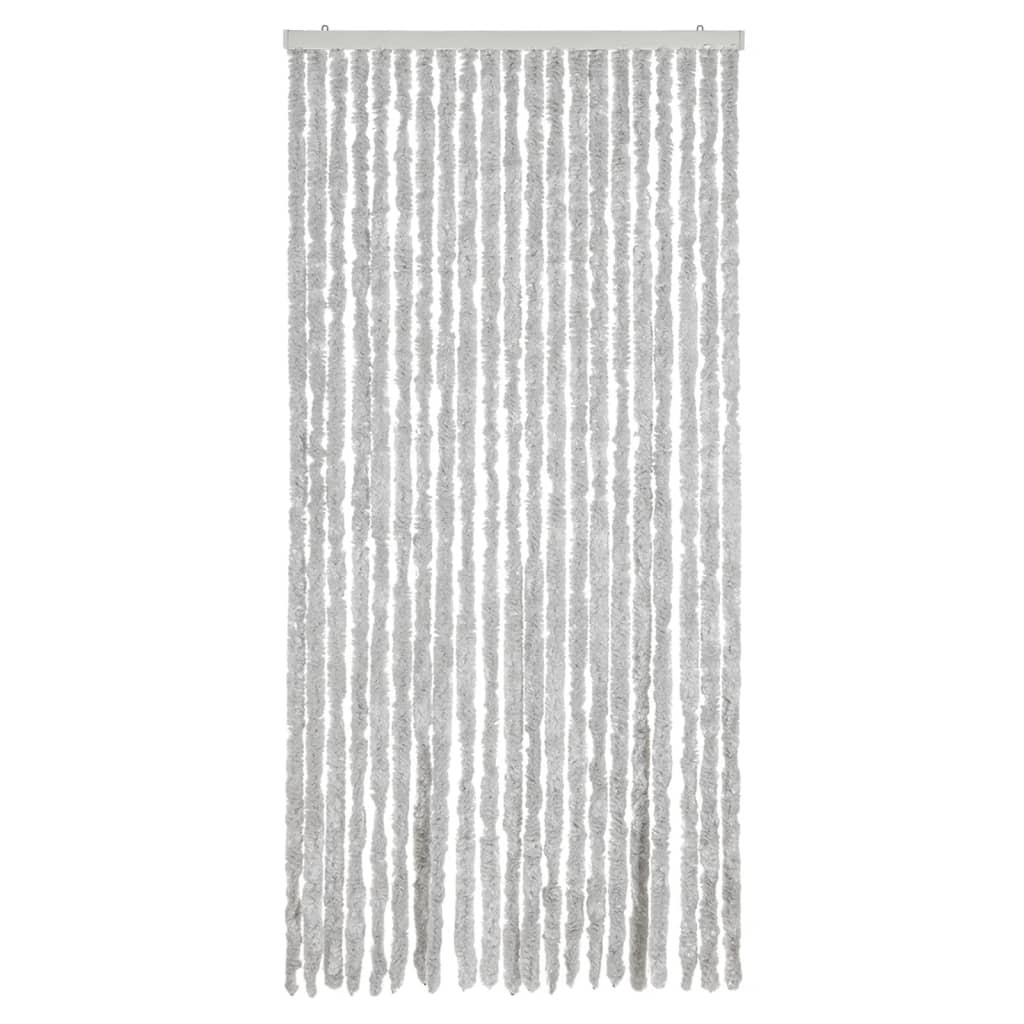 Vidaxx rideau anti-mouches 90x220 cm chenille gris