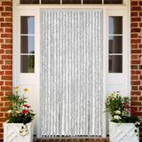 Vidaxx rideau anti-mouches 90x220 cm chenille gris