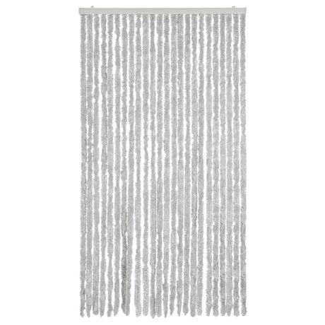 Vidaxx rideau anti-mouches 100x200 cm chenille gris