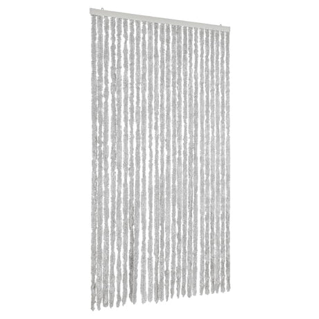 Vidaxx rideau anti-mouches 100x220 cm chenille gris