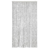 Vidaxl Fly Curtain 100x220 cm Chenille Gray