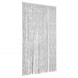 Vidaxx rideau anti-mouches 100x230 cm chenille gris