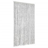 Vidaxl Fly Curtain 100x230 cm Chenille Grey