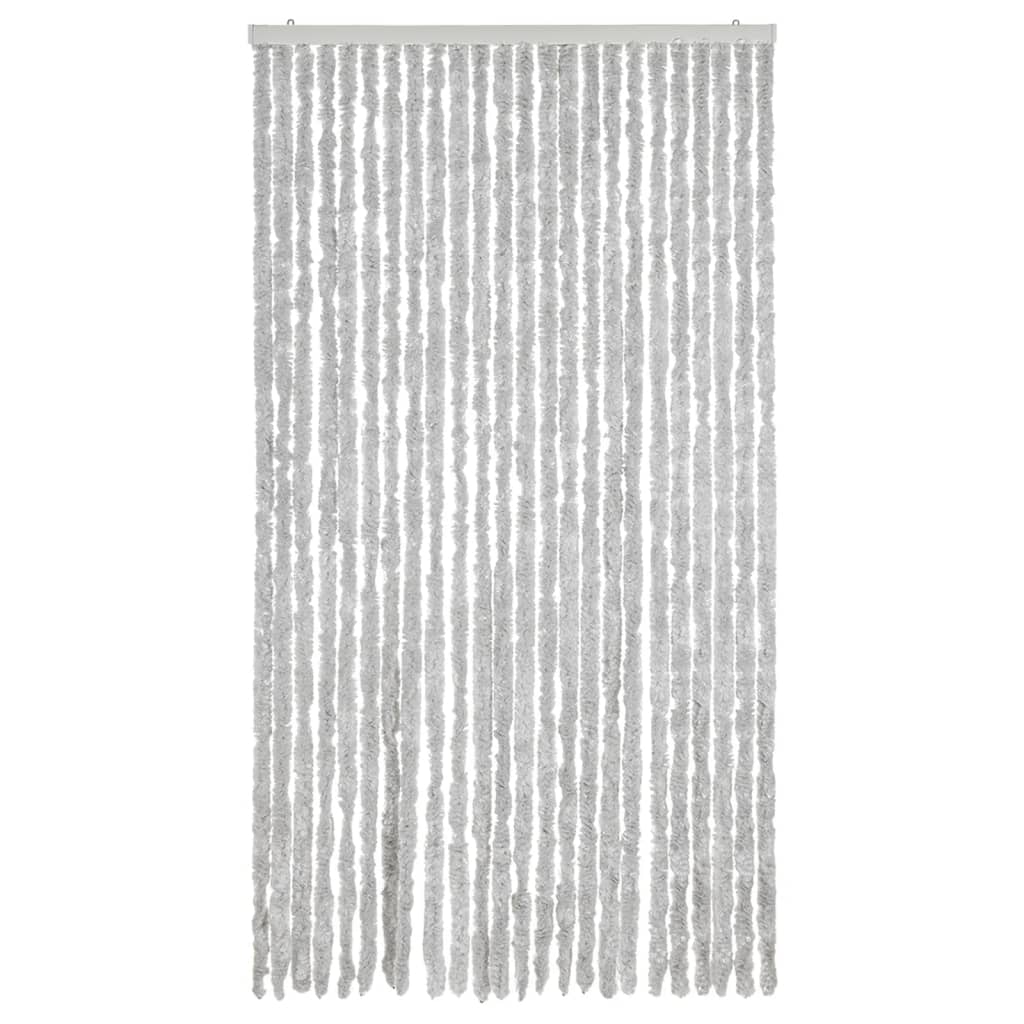 Vidaxl Fly Curtain 100x230 cm Chenille grigio