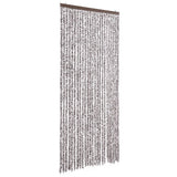 Vidaxx rideau anti-mouches 100x200 cm chenille marron et beige