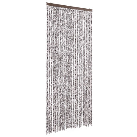 Vidaxx rideau anti-mouches 100x200 cm chenille marron et beige