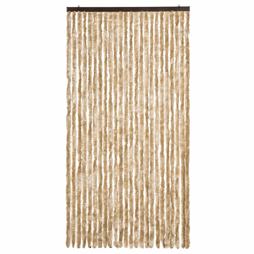 Vidaxl vliegengordijn 100x200 cm chenille beige