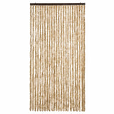 Cortina de mosca Vidaxl 100x200 cm chenille beige