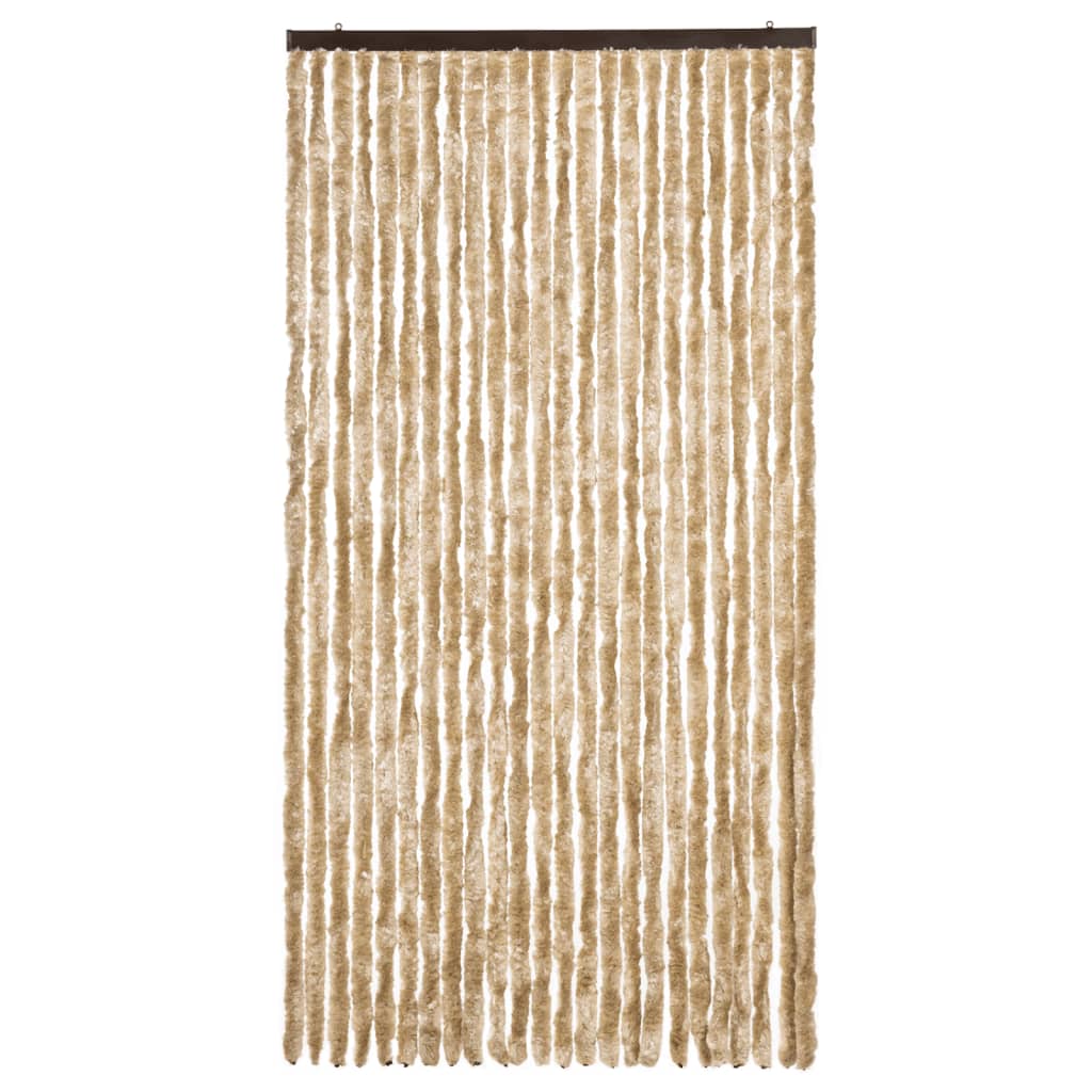 Vidaxx rideau anti-mouches 100x230 cm chenille beige