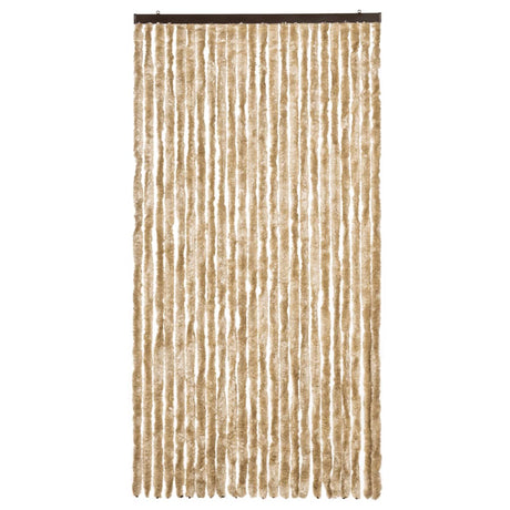 Vidaxx rideau anti-mouches 100x230 cm chenille beige