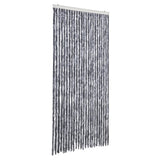 Vidaxx rideau anti-mouches 100x200 cm chenille argent