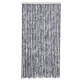 Vidaxx rideau anti-mouches 100x200 cm chenille argent