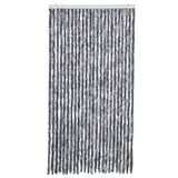 Vidaxl Fly Curtain 100x200 cm CHENILLE Silver