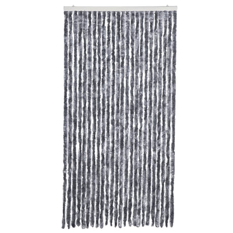 Vidaxx rideau anti-mouches 100x230 cm chenille argent