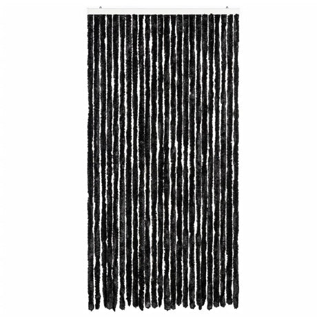 Vidaxx rideau anti-mouches 100x200 cm chenille anthracite