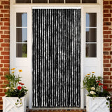 Vidaxx rideau anti-mouches 100x200 cm chenille anthracite