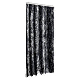 Vidaxx rideau anti-mouches 100x230 cm chenille anthracite