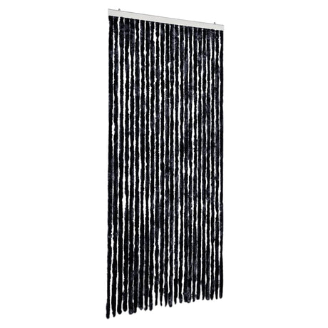 Vidaxx rideau anti-mouches 100x230 cm chenille anthracite