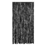 Vidaxl Fly Curtain 100x230 cm CHENILLE ANTHRACITE -COLORED