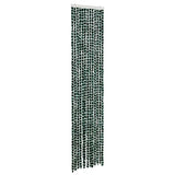 Vidaxx rideau anti-mouches 56x200 cm chenille vert et blanc