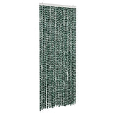 Vidaxx rideau anti-mouches 100x230 cm chenille vert et blanc