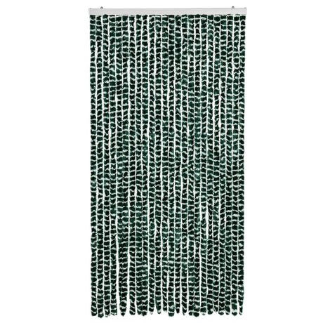 Vidaxx rideau anti-mouches 100x230 cm chenille vert et blanc