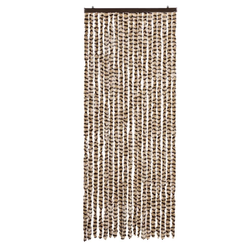 Vidaxl Fly Curtain 56x200 cm CHENILLE BEIGE ET BRORN