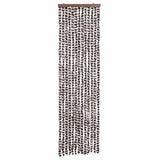 Vidaxx rideau anti-mouches 56x200 cm chenille beige et marron