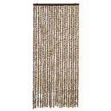 Vidaxl Fly Curtain 90x200 cm CHENILLE BEIGE ET BRORN