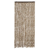 Vidaxx rideau anti-mouches 90x200 cm chenille beige et marron