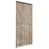 Vidaxl Fly curtain 100x230 cm Chenille beige and brown