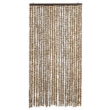 Vidaxx rideau anti-mouches 100x230 cm chenille beige et marron