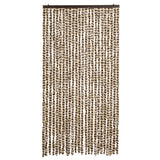 Vidaxl vliegengordijn 100x230 cm chenille beige en bruin