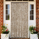 Vidaxx rideau anti-mouches 100x230 cm chenille beige et marron