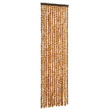 Vidaxx rideau anti-mouches 56x200 cm chenille ocre et blanc