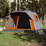 Vidaxl Family 7-person Fast Release Grey and Orange