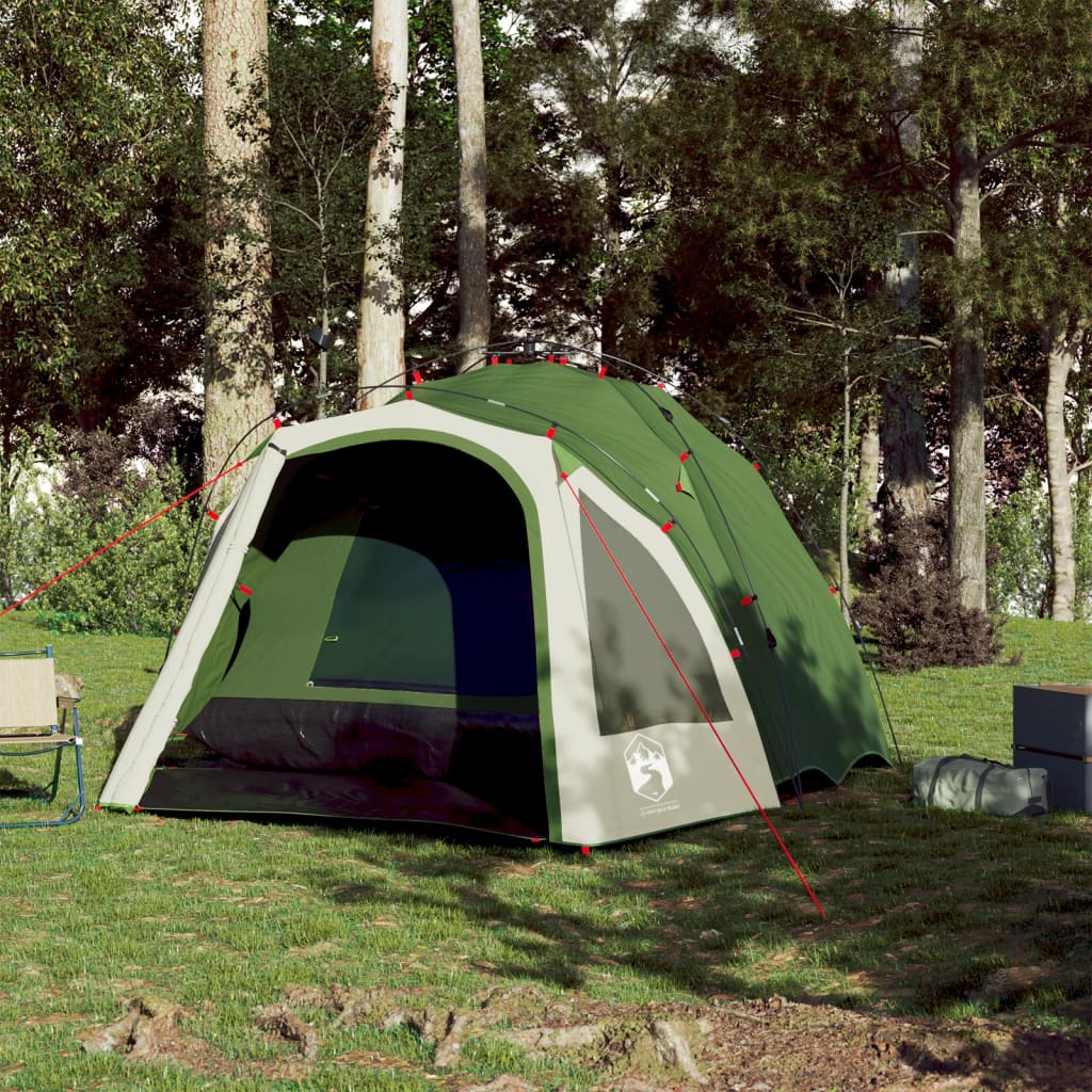 Vidaxl Dome Tent 3-osobowy szybki wydawanie zielonego