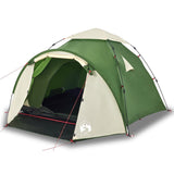 Vidaxl Dome Tent de 3 personas Liberación rápida Green