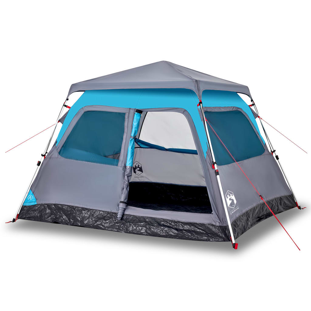 Vidaxl Dome Stan 4-Person Fast Release Blue