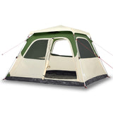 Vidaxl Dome Tent de 6 personas Liberación rápida Green