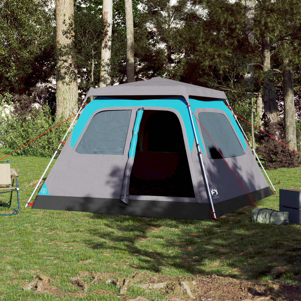 Vidaxl Dome telt 6-person Fast Release Blue