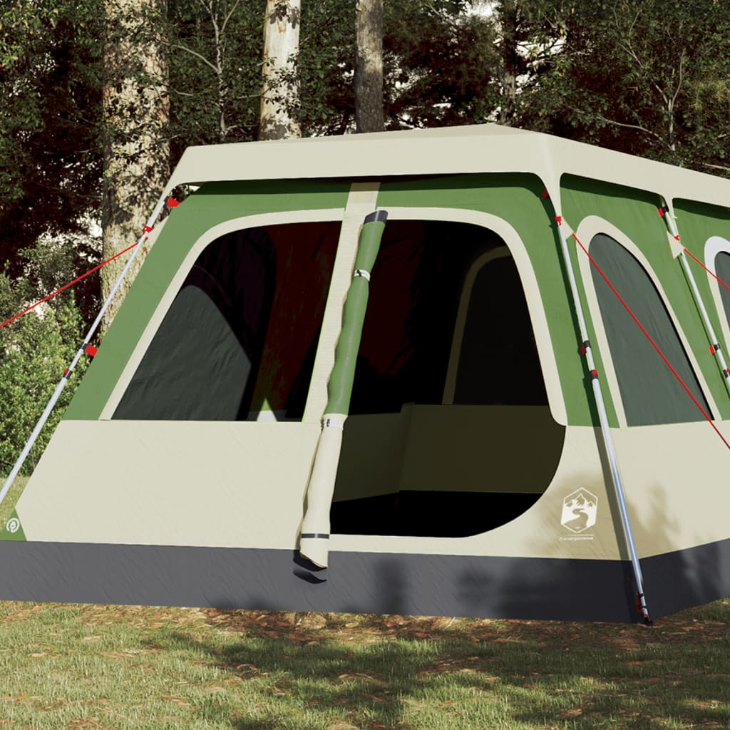 Vidaxl Dome Tenda a 10 persone Release Fast Green