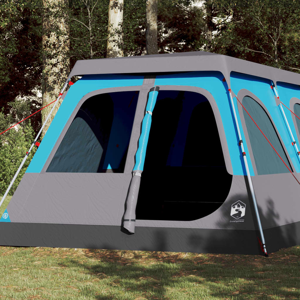 Vidaxl Dome Tält 10-person Fast Release Blue