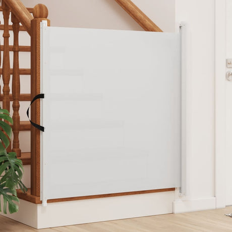 Vidaxx barrière extensible pour animaux de compagnie 117,5x125 cm blanc
