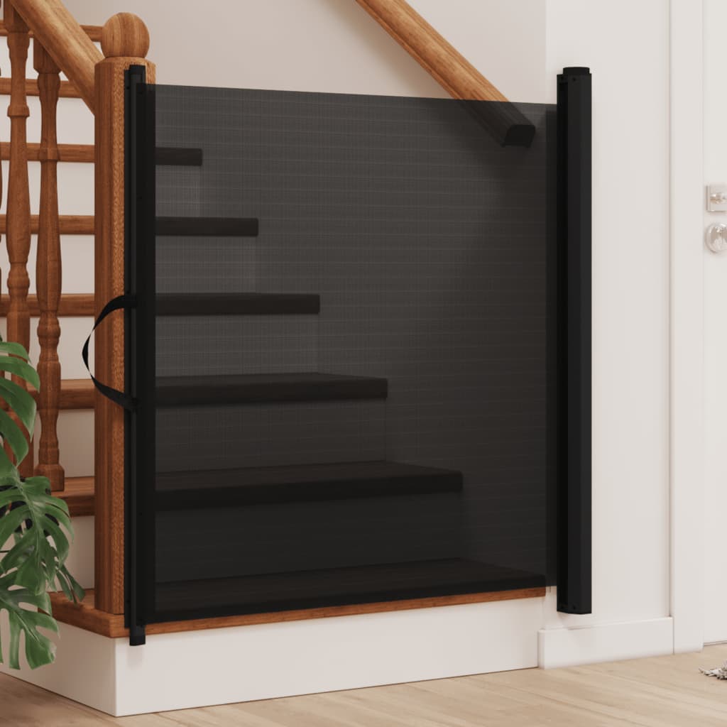 Vidaxx barrière pour animaux extensible 102,5x125 cm noir