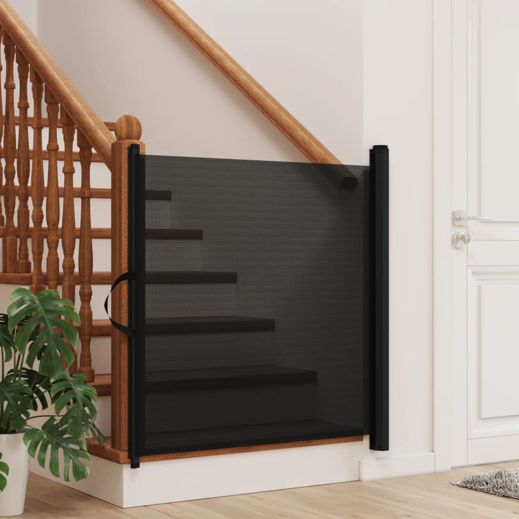 Vidaxx barrière pour animaux extensible 117,5x125 cm noir