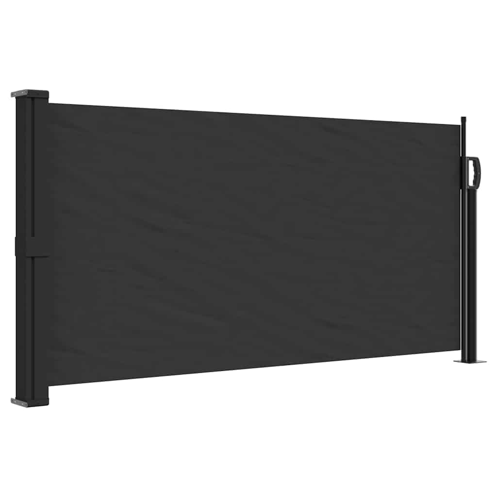 VidaXL Windshield Extendable 100x300 cm Black