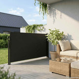 Vidaxx pare-vent extensible 100x300 cm noir