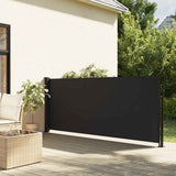 Vidaxx pare-vent extensible 100x300 cm noir