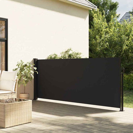 Vidaxx pare-vent extensible 100x300 cm noir
